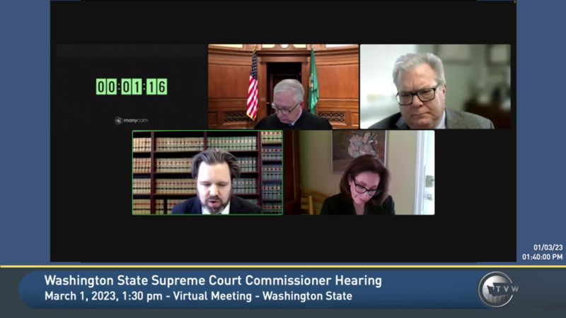 Washington State Supreme Court Commissioner Hearing Tvw