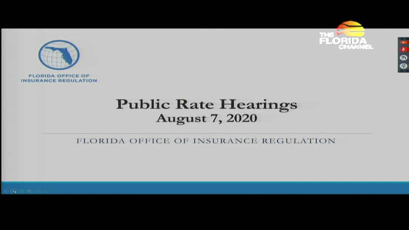 8/7/20 Office of Insurance Regulation Rate Hearing for