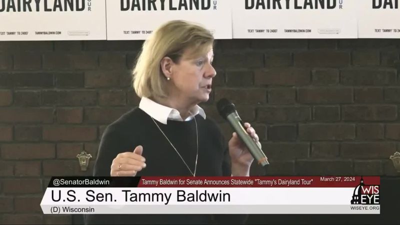Tammy Baldwin for Senate: “Tammy’s Dairyland Tour"