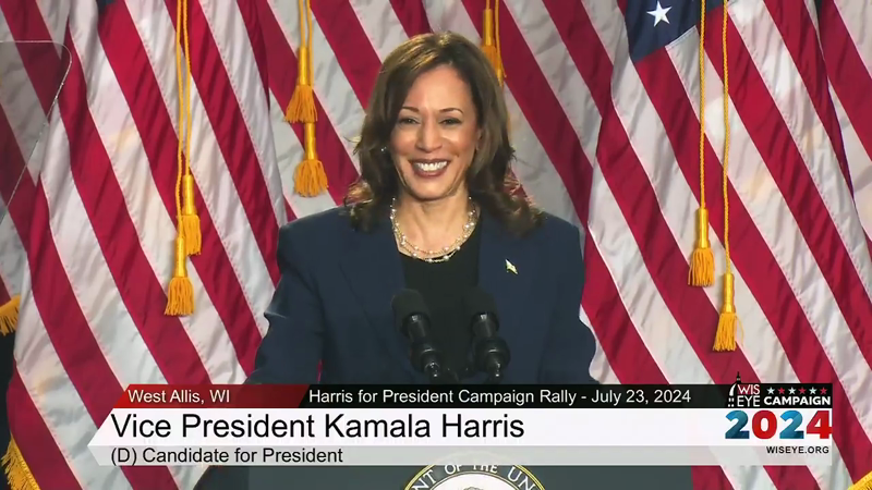 Campaign 2024: Harris for President Rally in Milwaukee