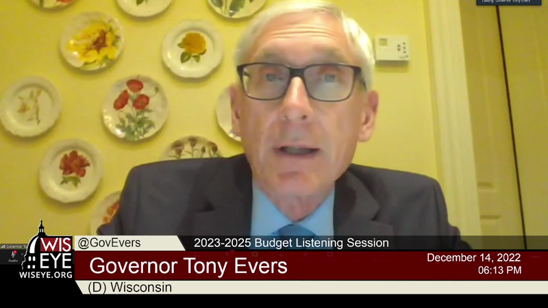 Governor Evers Budget Listening Session - Virtual