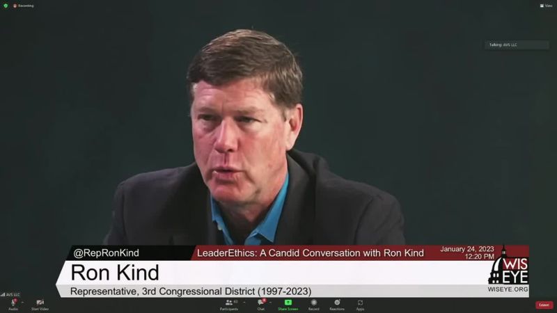 LeaderEthics: A Candid Conversation with Ron Kind - WisconsinEye