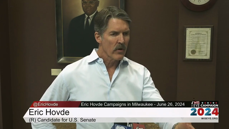 Campaign 2024: Eric Hovde in Milwaukee