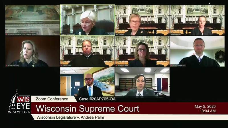 Wisconsin Supreme Court Oral Argument: Wisconsin Legislature v Andrea