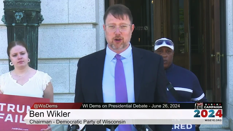 Campaign 2024 News Conference: Wisconsin Democrats on First Presidential Debate