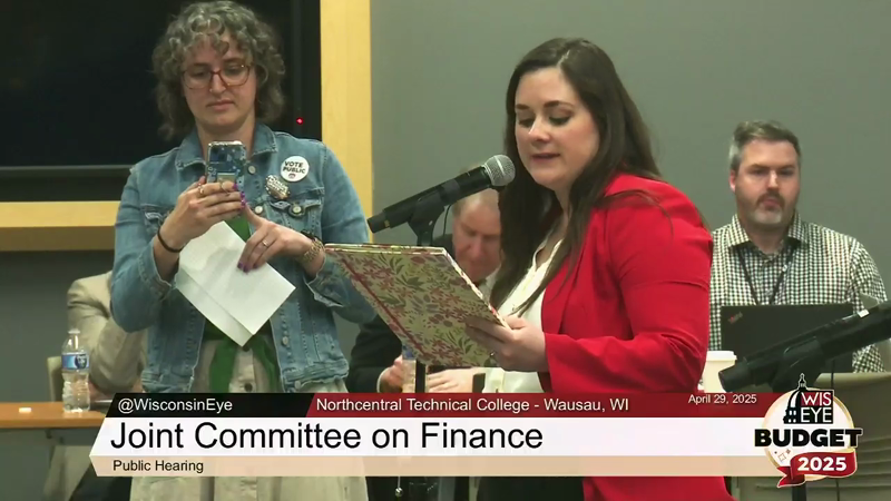 Budget 2025: JFC Public Hearing - Wausau