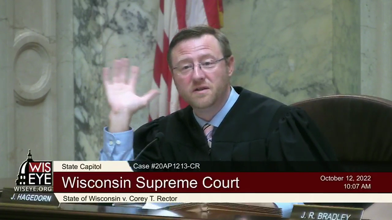 Wisconsin Supreme Court Oral Argument: State v Corey T Rector