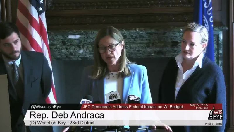 News Conference: JFC Democrats to Address Federal Impact on Wisconsin Budget