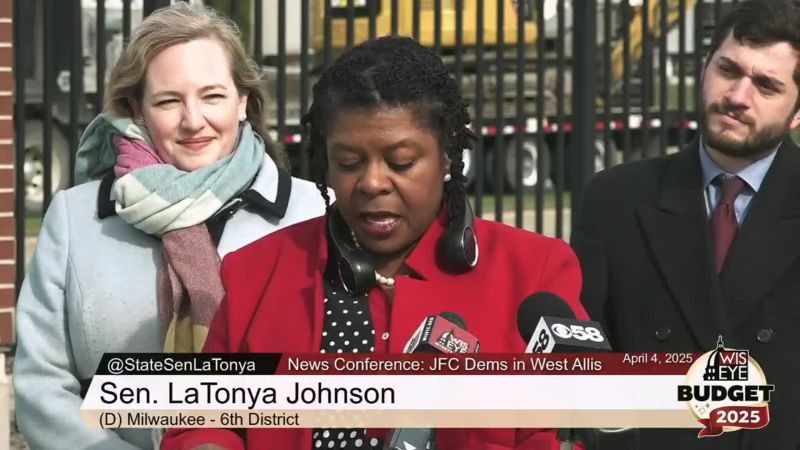Budget 2025 News Conference: JFC Democrats in West Allis