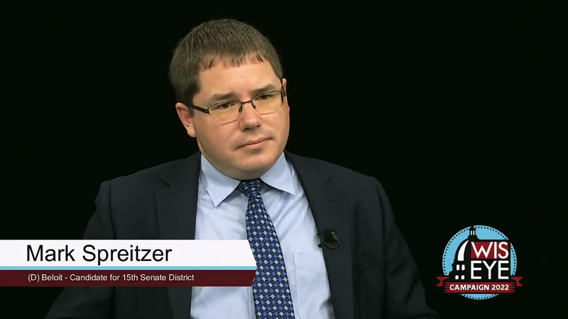 Campaign 2022: Mark Spreitzer (D) Beloit - Candidate for 15th Senate District