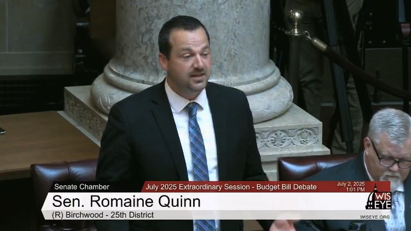 Budget 2025: Wisconsin State Senate Floor Session