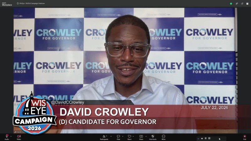 Campaign 2026: David Crowley (D) - Candidate for Governor