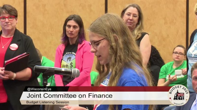 Jay Risch Wisconsin Joint Committee on Finance Listening Session - Wisconsin Dells ...