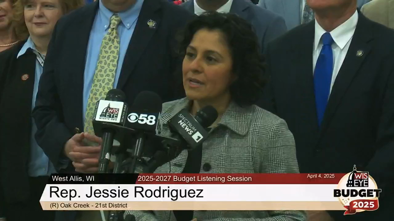 Budget 2025 News Conference: JFC Co-Chairs in West Allis