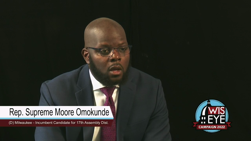 Campaign 2022: Rep. Supreme Moore Omokunde (D) Milwaukee - Incumbent Candidate for 17th Assembly District
