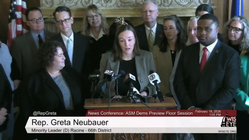 News Conference: Assembly Democrats Pre-Session - WisconsinEye