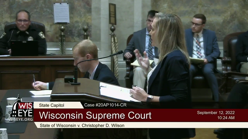 Wisconsin Supreme Court Oral Argument: State v Christopher D Wilson