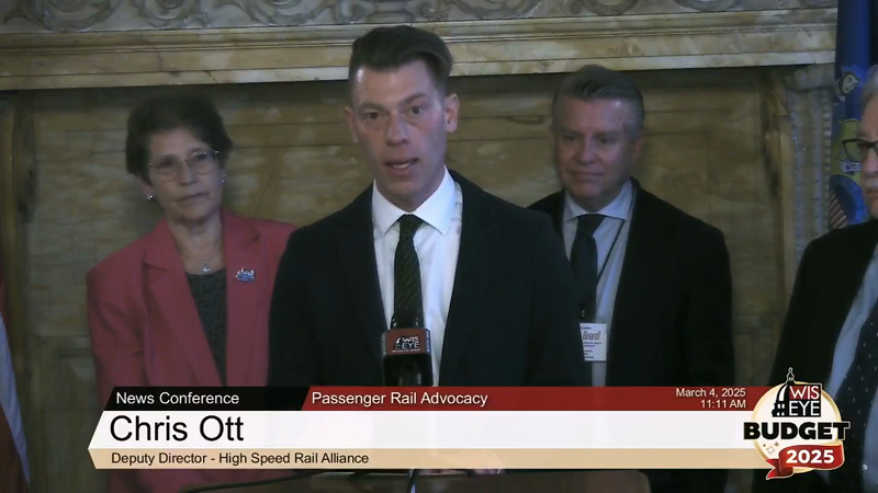 Budget 2025 News Conference: Passenger Rail Advocacy