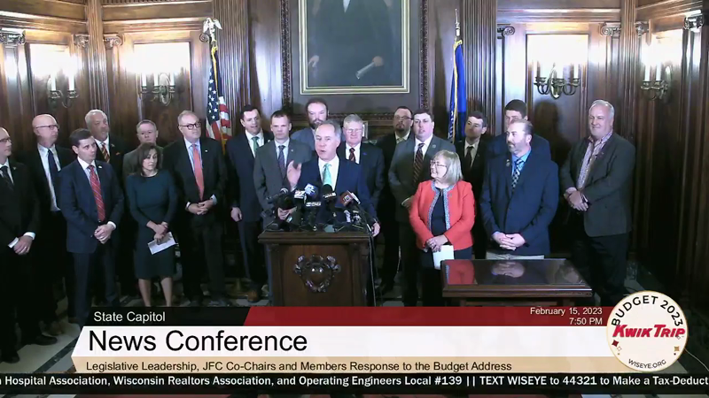 News Conference: Legislative Leadership, JFC Co-Chairs and Members Following Budget Address