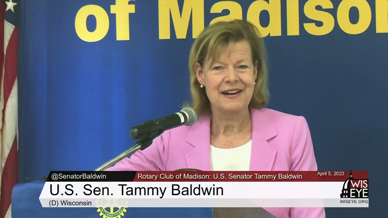 Rotary Club of Madison: Senator Tammy Baldwin – WisconsinEye