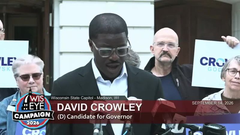Campaign 2026 News Conference: Crowley to Announce Anti-Corruption Policy in Madison