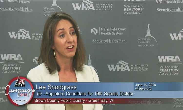 Campaign 2018: Lee Snodgrass (D) Candidate for 19th Senate District -  WisconsinEye