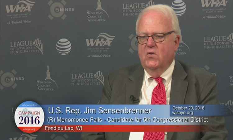 Campaign 2016 Interview: Jim Sensenbrenner (R) Incumbent Candidate for
