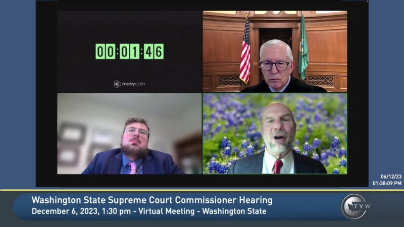 Washington State Supreme Court Commissioner Hearing