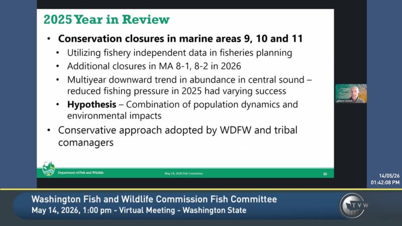 Washington Fish and Wildlife Commission Fish Committee