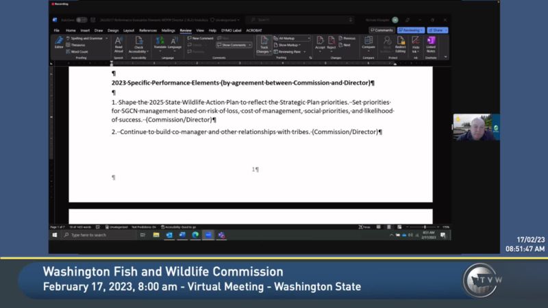 Washington Fish and Wildlife Commission