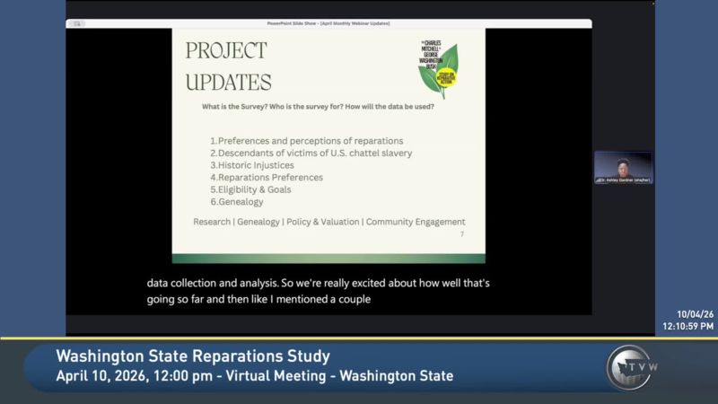 Washington State Reparations Study
