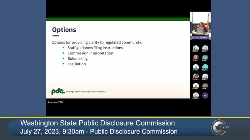 Washington State Public Disclosure Commission