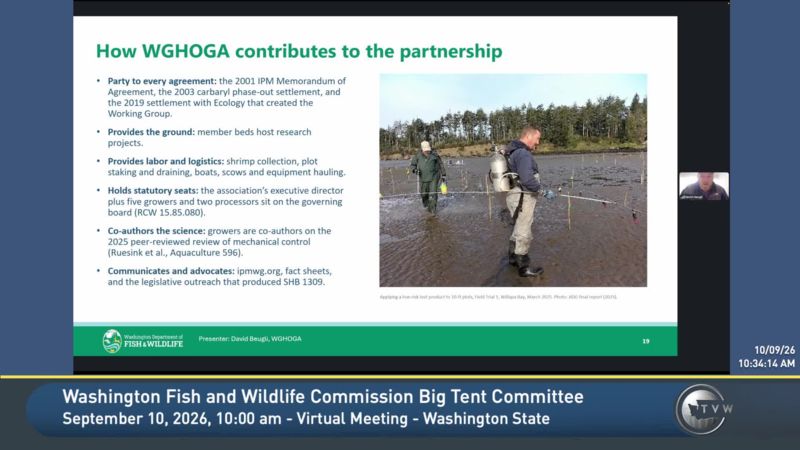 Washington Fish and Wildlife Commission Big Tent Committee
