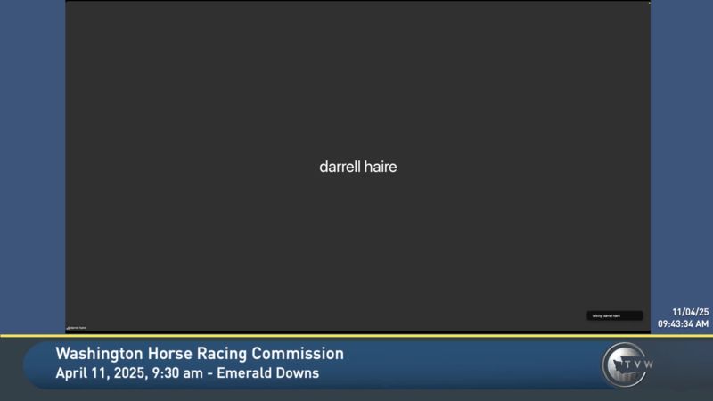 Wa State Racing Washington Horse Racing Commission - TVW