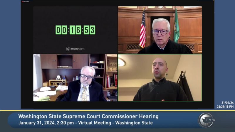 Washington State Supreme Court Commissioner Hearing