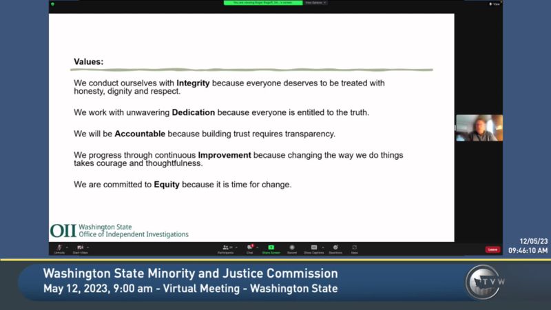 Washington State Minority and Justice Commission