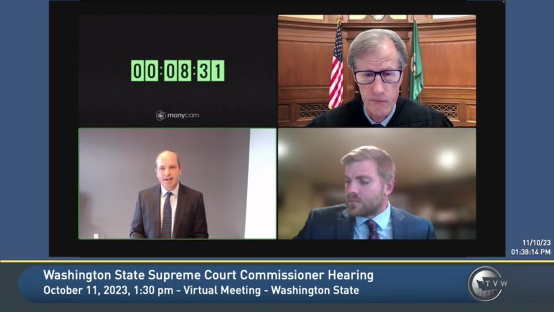 Washington State Supreme Court Commissioner Hearing