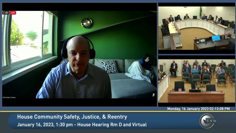 House Community Safety, Justice, & Reentry - TVW