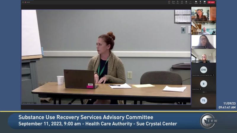 Substance Use Recovery Services Advisory Committee - TVW
