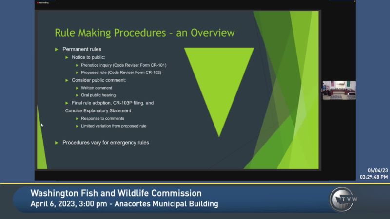 Washington Fish and Wildlife Commission