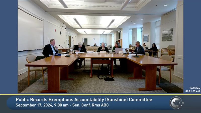 Public Records Exemptions Accountability (Sunshine) Committee