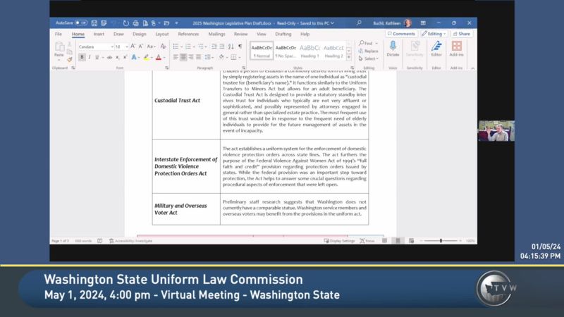 Washington State Uniform Law Commission