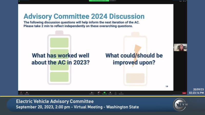 Electric Vehicle Advisory Committee