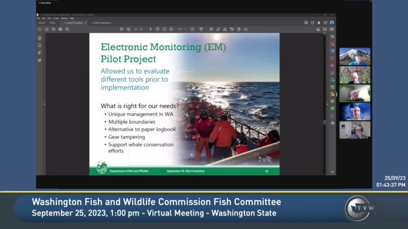 Washington Fish and Wildlife Commission Fish Committee