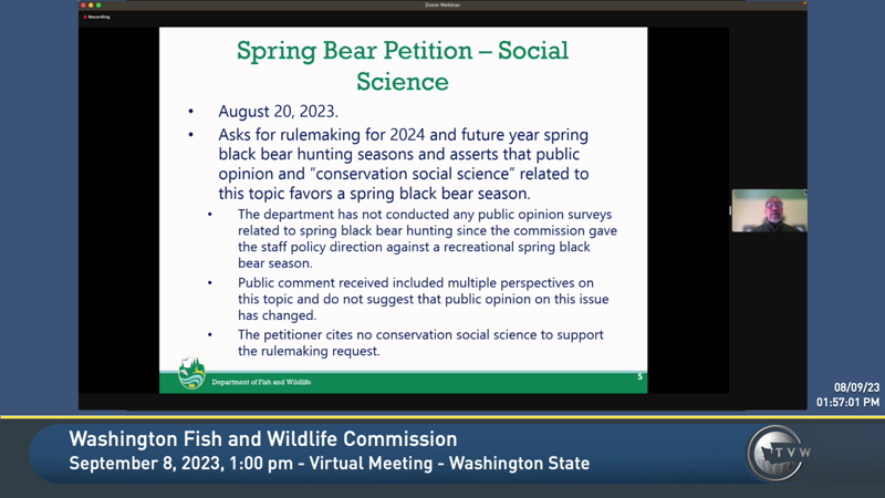 Washington Fish and Wildlife Commission