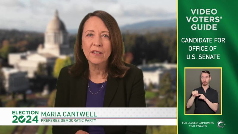 2024 Video Voters’ Guide – Maria Cantwell