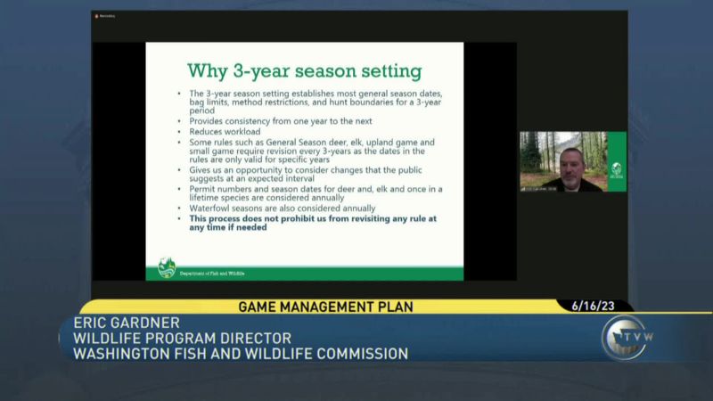 Washington Fish and Wildlife Commission Wildlife Committee