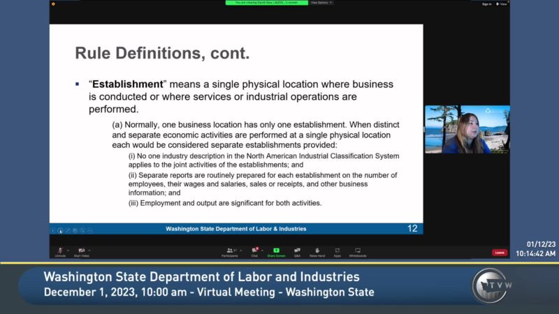 Washington State Department Of Labor And Industries Tvw
