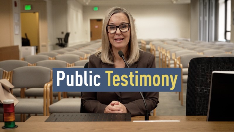 Legislative Branch Explained: Public Testimony - TVW