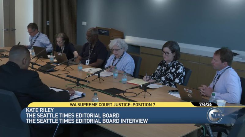 The Seattle Times Editorial Board: WA Supreme Court Position 7